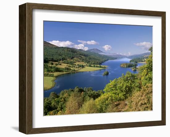 Queen's View, Famous Viewpoint over Loch Tummel, Near Pitlochry, Perth and Kinross, Scotland, UK-Patrick Dieudonne-Framed Photographic Print