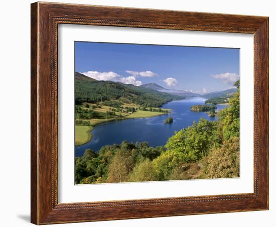 Queen's View, Famous Viewpoint over Loch Tummel, Near Pitlochry, Perth and Kinross, Scotland, UK-Patrick Dieudonne-Framed Photographic Print