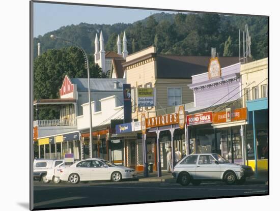 Queen Street, Thames, Coromandel Peninsula, South Auckland, North Island, New Zealand-Ken Gillham-Mounted Photographic Print