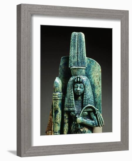 Queen Tiy, Wife of Amenhotep III, c. 1390-1353 18th Dynasty New Kingdom Egyptian Pharaoh-null-Framed Photographic Print