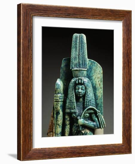 Queen Tiy, Wife of Amenhotep III, c. 1390-1353 18th Dynasty New Kingdom Egyptian Pharaoh-null-Framed Photographic Print