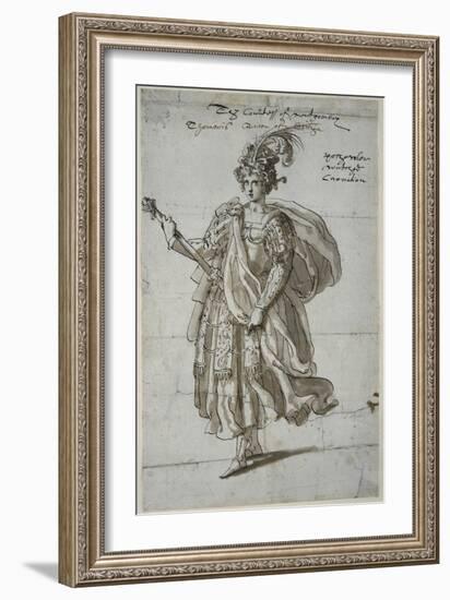 Queen Tomyris of the Massagetai, C.1609-Inigo Jones-Framed Giclee Print