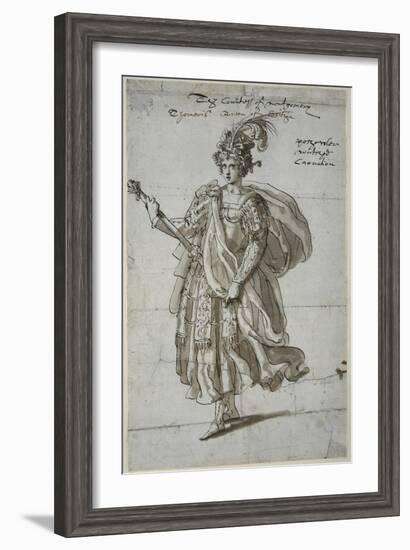 Queen Tomyris of the Massagetai, C.1609-Inigo Jones-Framed Giclee Print