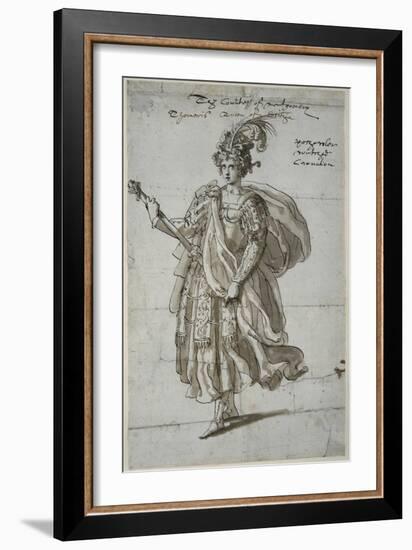 Queen Tomyris of the Massagetai, C.1609-Inigo Jones-Framed Giclee Print