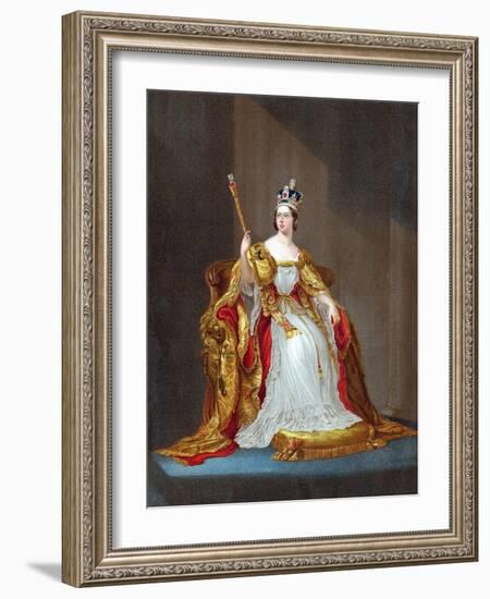 Queen Victoria (1819-190), 1838-George Hayter-Framed Giclee Print