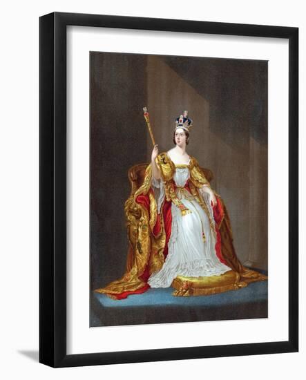 Queen Victoria (1819-190), 1838-George Hayter-Framed Giclee Print