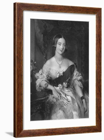 Queen Victoria (1819-190), 1851-Frederick Bacon-Framed Giclee Print