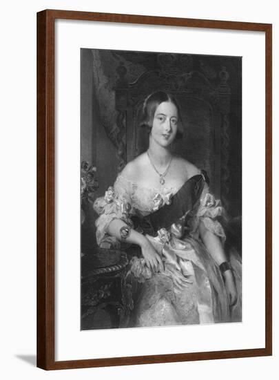 Queen Victoria (1819-190), 1851-Frederick Bacon-Framed Giclee Print