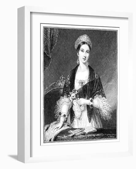 Queen Victoria, (1819-190), 19th Century-Taylor-Framed Giclee Print