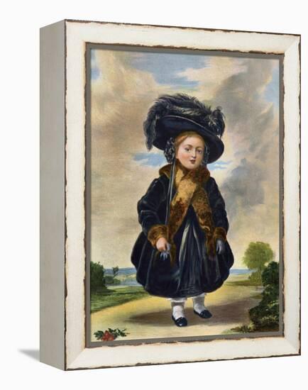 Queen Victoria (1819-190) Aged Four Years Old, 19th Century-Eyre & Spottiswoode-Framed Premier Image Canvas