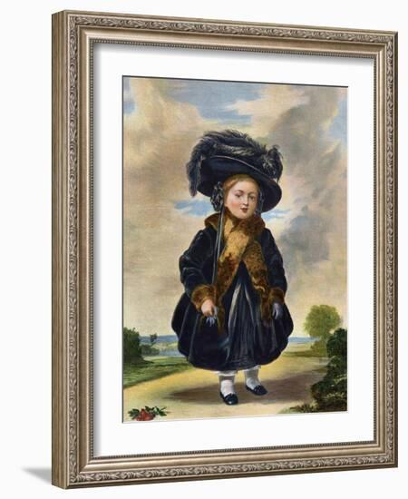 Queen Victoria (1819-190) Aged Four Years Old, 19th Century-Eyre & Spottiswoode-Framed Giclee Print