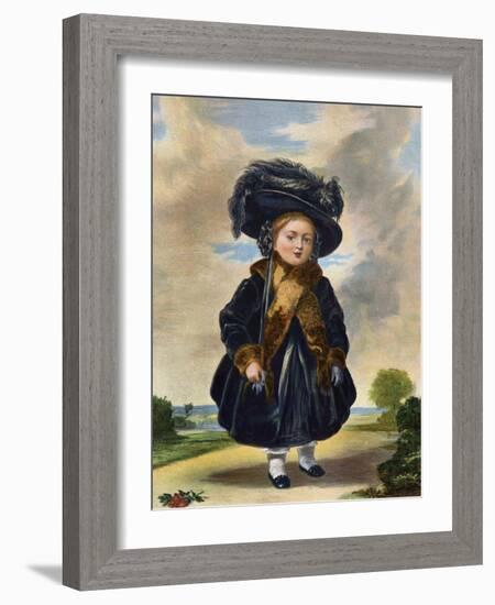 Queen Victoria (1819-190) Aged Four Years Old, 19th Century-Eyre & Spottiswoode-Framed Giclee Print