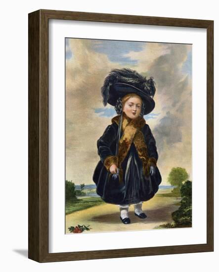 Queen Victoria (1819-190) Aged Four Years Old, 19th Century-Eyre & Spottiswoode-Framed Giclee Print