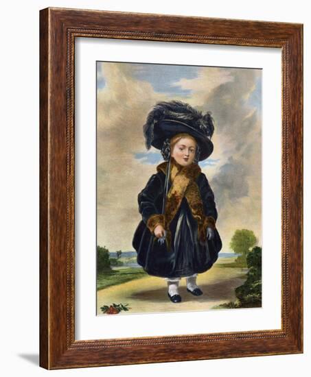 Queen Victoria (1819-190) Aged Four Years Old, 19th Century-Eyre & Spottiswoode-Framed Giclee Print