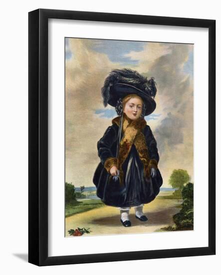 Queen Victoria (1819-190) Aged Four Years Old, 19th Century-Eyre & Spottiswoode-Framed Giclee Print
