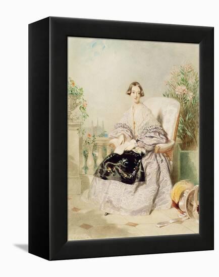 Queen Victoria, 1838-Alfred-edward Chalon-Framed Premier Image Canvas