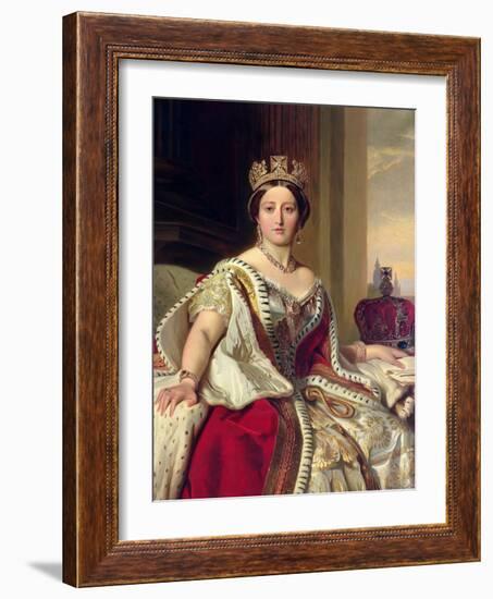 Queen Victoria, 1859-Franz Xaver Winterhalter-Framed Giclee Print