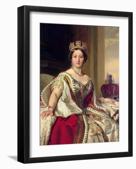 Queen Victoria, 1859-Franz Xaver Winterhalter-Framed Giclee Print