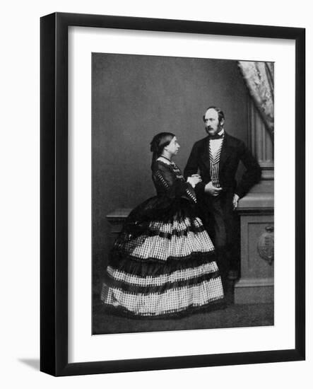 Queen Victoria and Albert, Prince Consort, 1861-John Jabez Edwin Mayall-Framed Giclee Print