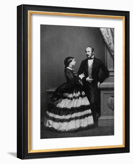 Queen Victoria and Albert, Prince Consort, 1861-John Jabez Edwin Mayall-Framed Giclee Print