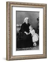 'Queen Victoria and Edward VIII', c1898 (1936)-Unknown-Framed Photographic Print