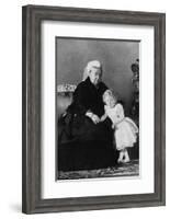 'Queen Victoria and Edward VIII', c1898 (1936)-Unknown-Framed Photographic Print