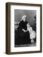 'Queen Victoria and Edward VIII', c1898 (1936)-Unknown-Framed Photographic Print