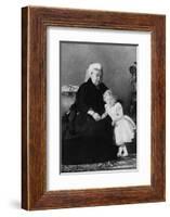 'Queen Victoria and Edward VIII', c1898 (1936)-Unknown-Framed Photographic Print