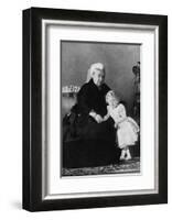 'Queen Victoria and Edward VIII', c1898 (1936)-Unknown-Framed Photographic Print