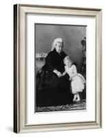 'Queen Victoria and Edward VIII', c1898 (1936)-Unknown-Framed Photographic Print