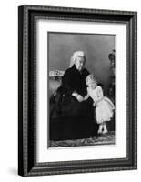 'Queen Victoria and Edward VIII', c1898 (1936)-Unknown-Framed Photographic Print