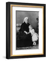 'Queen Victoria and Edward VIII', c1898 (1936)-Unknown-Framed Photographic Print