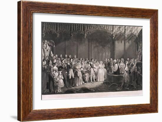 Queen Victoria and Prince Albert's Marriage in St James's Palace, London, 1840-George Hayter-Framed Giclee Print