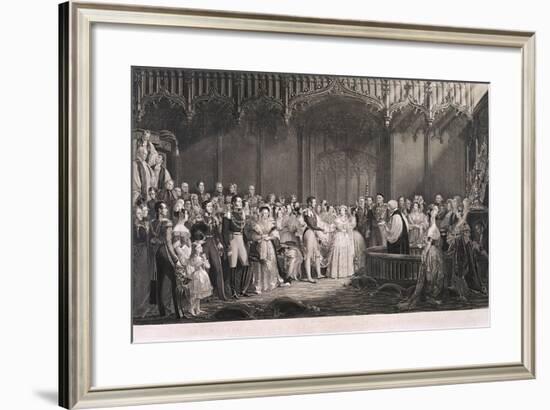 Queen Victoria and Prince Albert's Marriage in St James's Palace, London, 1840-George Hayter-Framed Giclee Print