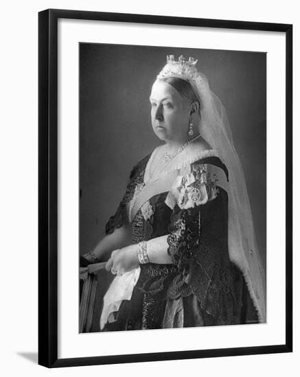 Queen Victoria at Her Diamond Jubilee-null-Framed Premium Photographic Print