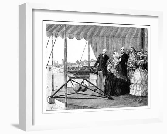 Queen Victoria Firing the First Shot at Wimbledon, July 1860-William Barnes Wollen-Framed Giclee Print