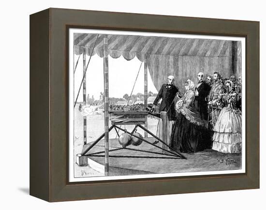 Queen Victoria Firing the First Shot at Wimbledon, July 1860-William Barnes Wollen-Framed Premier Image Canvas