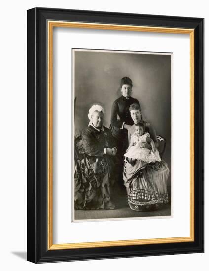 Queen Victoria - Four Generations-null-Framed Photographic Print