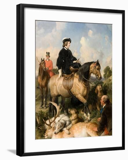 Queen Victoria in Windsor Home Park, 1865-Edwin Henry Landseer-Framed Giclee Print