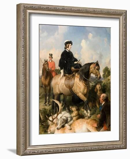 Queen Victoria in Windsor Home Park, 1865-Edwin Henry Landseer-Framed Giclee Print