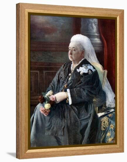 Queen Victoria, Late 19th Century-Hughes & Mullins-Framed Premier Image Canvas