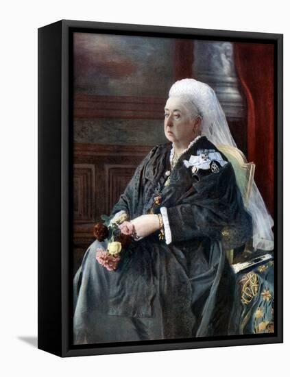 Queen Victoria, Late 19th Century-Hughes & Mullins-Framed Premier Image Canvas