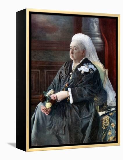 Queen Victoria, Late 19th Century-Hughes & Mullins-Framed Premier Image Canvas