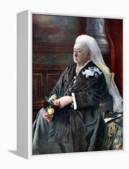 Queen Victoria, Late 19th Century-Hughes & Mullins-Framed Premier Image Canvas