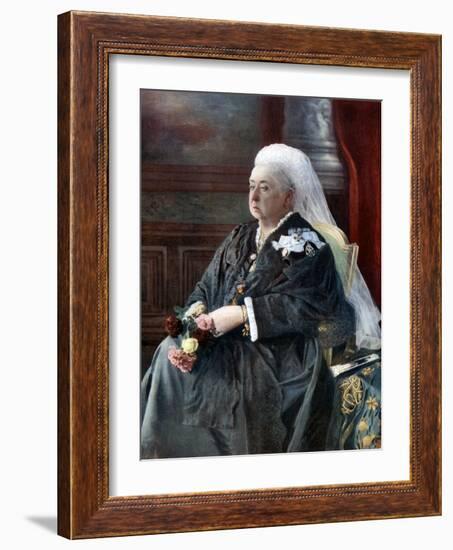 Queen Victoria, Late 19th Century-Hughes & Mullins-Framed Giclee Print