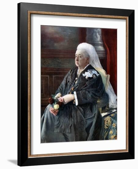 Queen Victoria, Late 19th Century-Hughes & Mullins-Framed Giclee Print