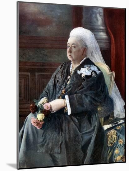 Queen Victoria, Late 19th Century-Hughes & Mullins-Mounted Giclee Print