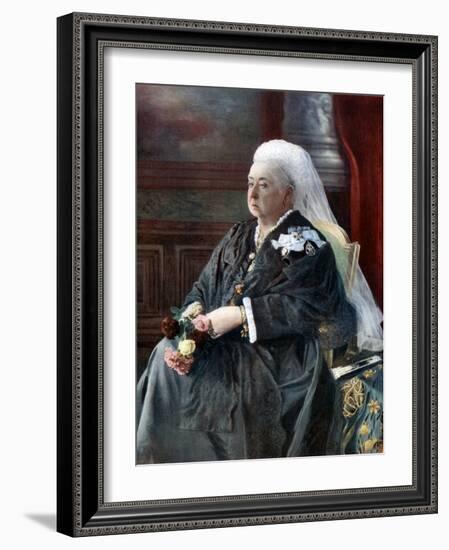 Queen Victoria, Late 19th Century-Hughes & Mullins-Framed Giclee Print