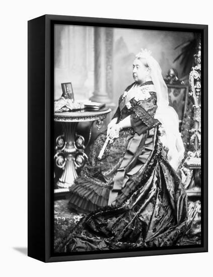 Queen Victoria of England-James Lafayette-Framed Premier Image Canvas