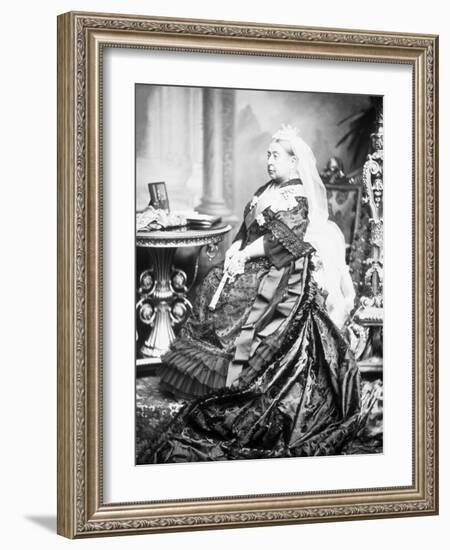 Queen Victoria of England-James Lafayette-Framed Giclee Print